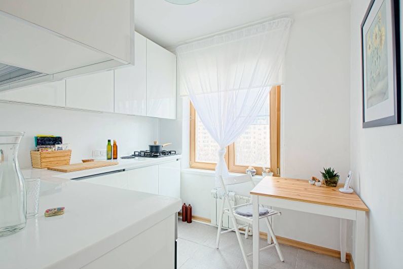 Світла кухня в скандинавському стилі - Дизайн інтер'єру