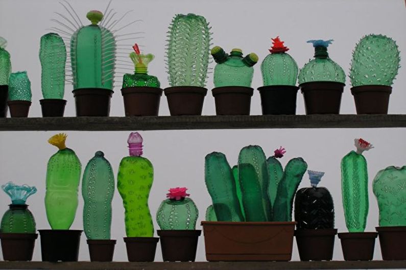 Поделки из пластиковых бутылок своими руками - фото