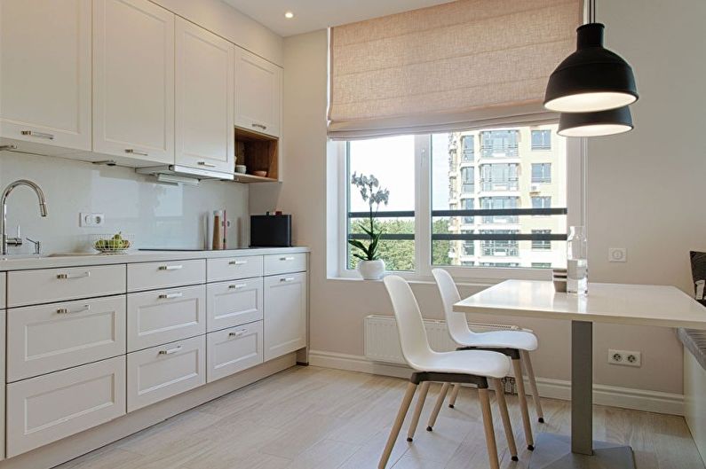 Белая кухня в современном стиле - Дизайн интерьера