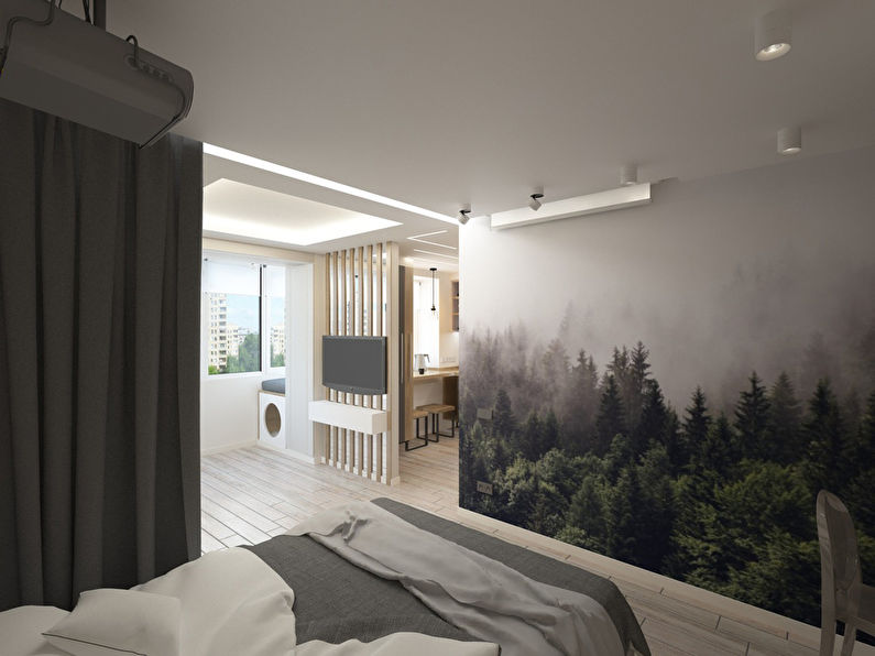 Дизайн квартиры «Туманный лес» — Идеи интерьеров