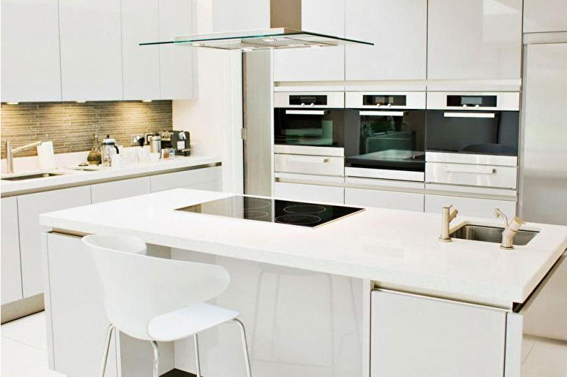 Дизайн кухни 8 кв.м. в стиле минимализм
