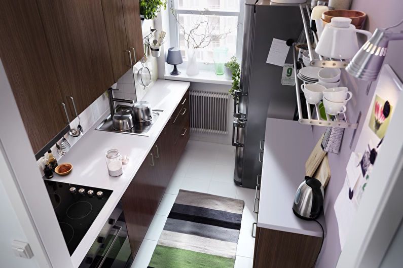 Дизайн кухни 6 кв.м. - как расставить мебель