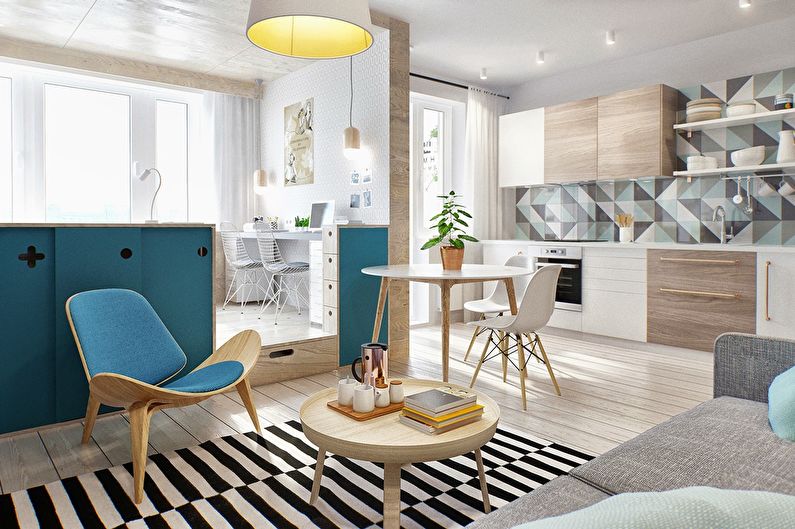 Дизайн маленькой квартиры - 80 фото, 10 красивых проектов интерьеров