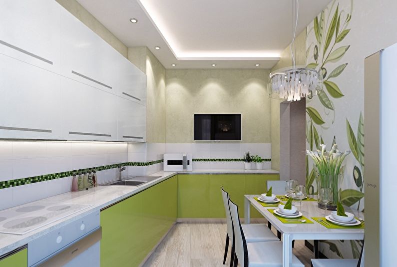Дизайн линейной кухни гостиной 12 кв м: примеры с фото