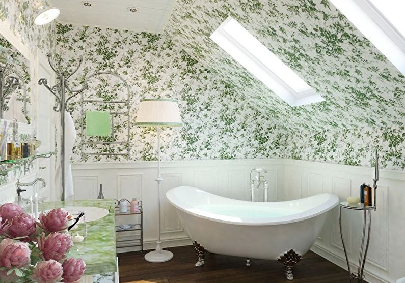 Ванная комната в стиле прованс - Дизайн интерьера