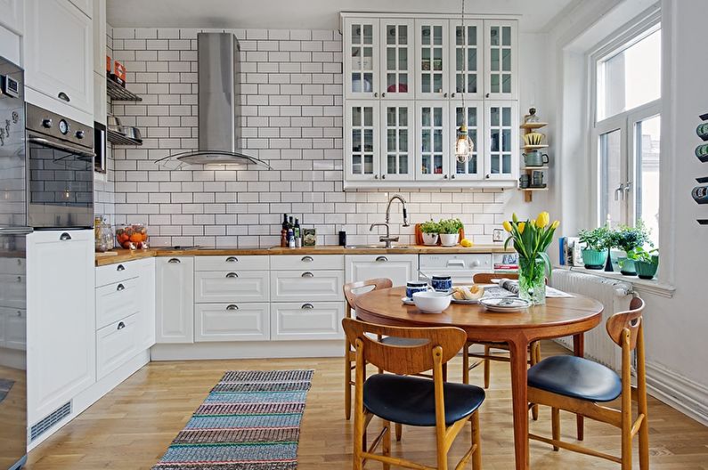 Встроенная кухня в скандинавском стиле - Дизайн интерьера