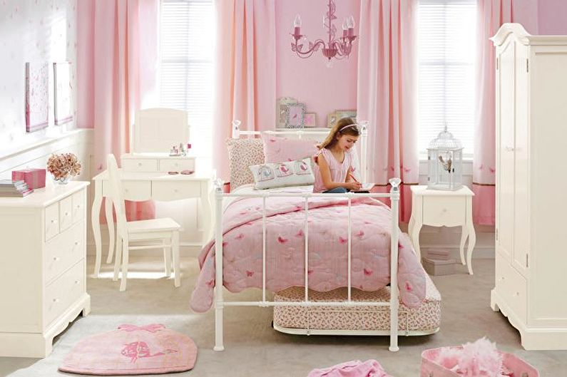 Дизайн розовой детской комнаты - Особенности