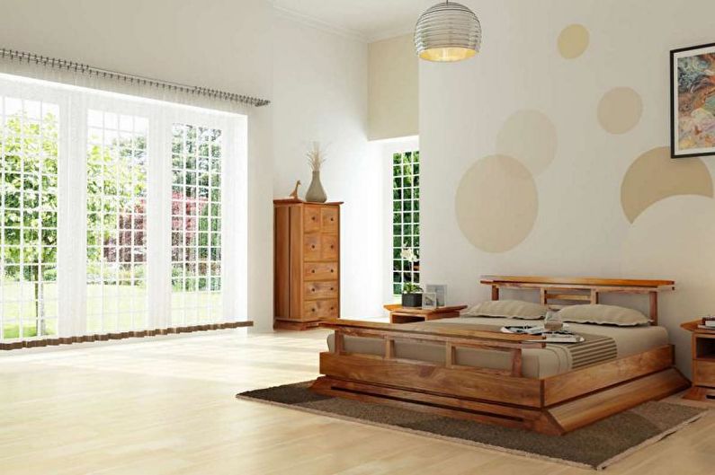 Спальня в японском стиле - дизайн интерьера фото