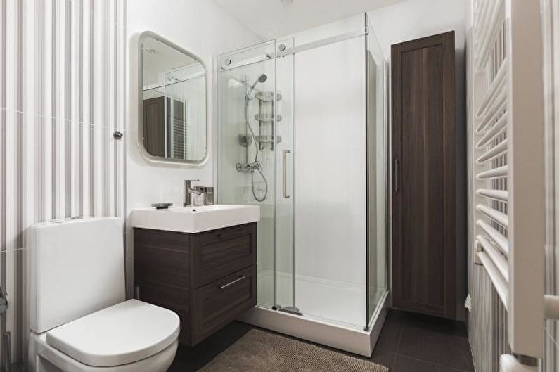 Дизайн ванной комнаты с панелями фото дизайн – Дизайн ванной комнаты маленького размера с душевой кабиной: стеклоблоки в интерьере