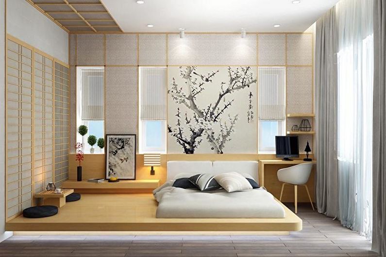 Спальни в японском стиле