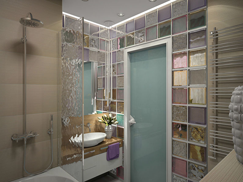 Ванная комната «Стекло и цвет» - фото 2