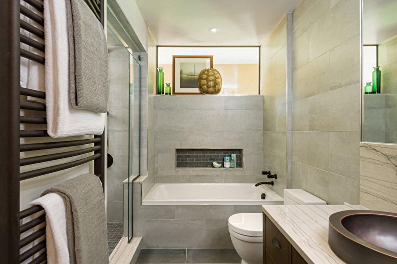 Дизайн интерьера ванной в современном стиле - Особенности