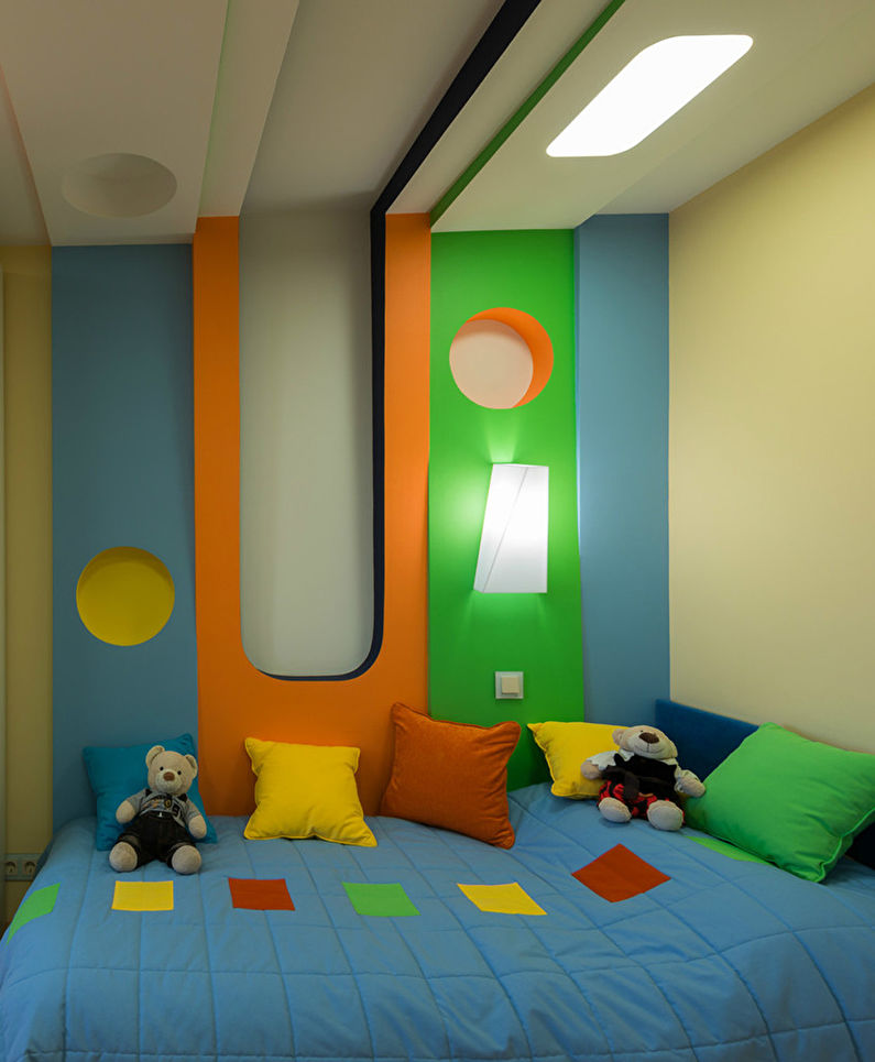 «Цветные линии»: Квартира в современном стиле - фото 9