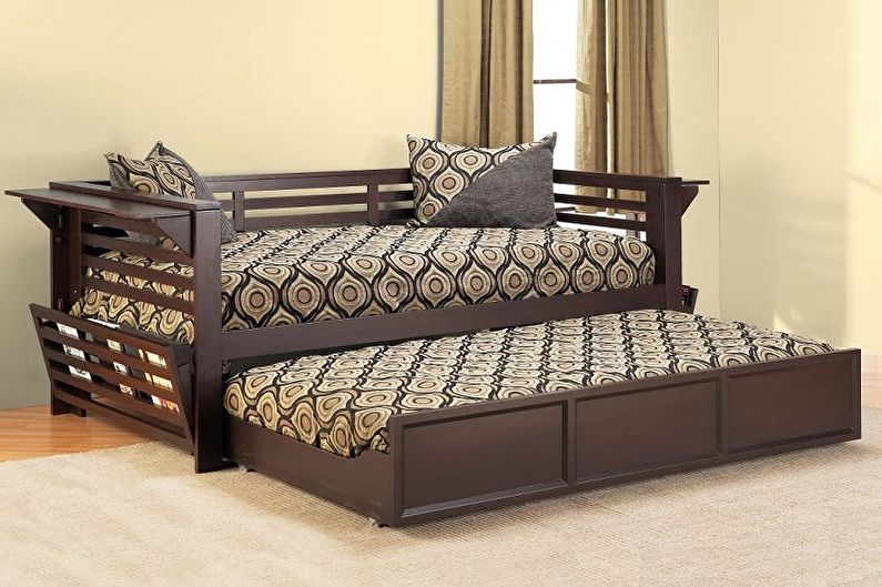 Виды односпальных кроватей - Односпальная кровать с дополнительным местом