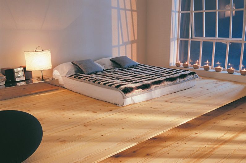 Виды кроватей-подиумов - Мобильная кровать на подиуме