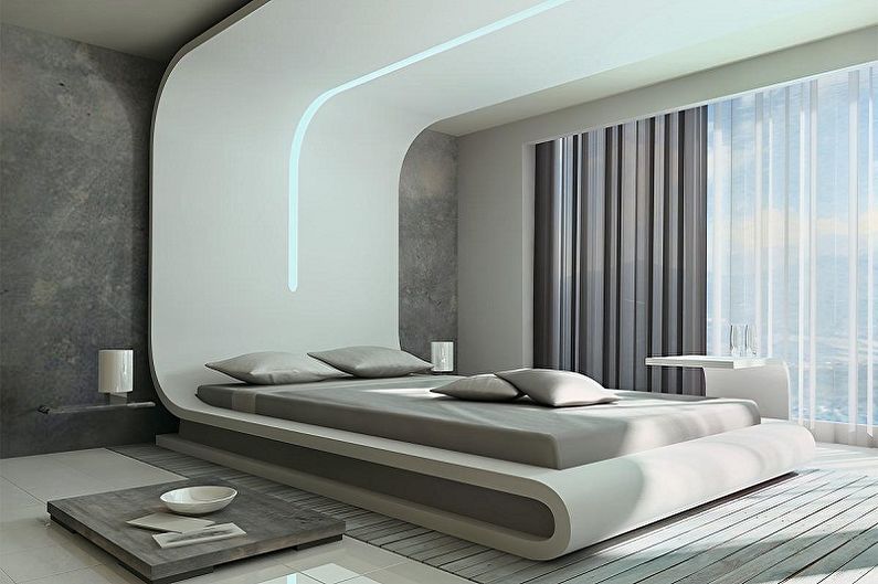 Дизайн кровати-подиума