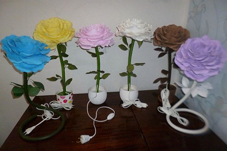 Розы из фоамирана своими руками - фото