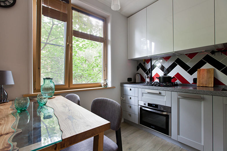 Кухня 11 кв.м. в современном стиле - Дизайн интерьера