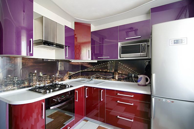 Кухня 10 кв.м. в современном стиле - Дизайн интерьера