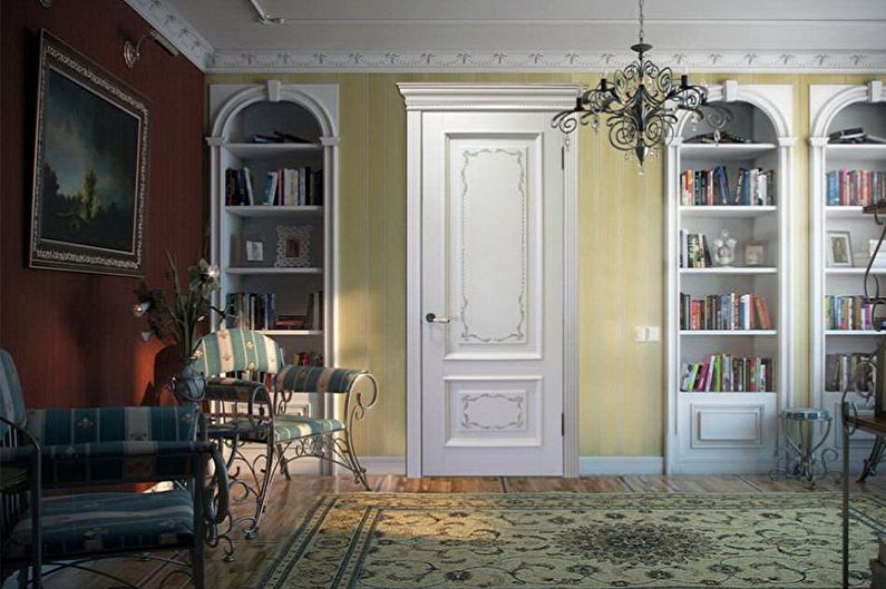 Белые двери в разных стилях интерьера - Прованс