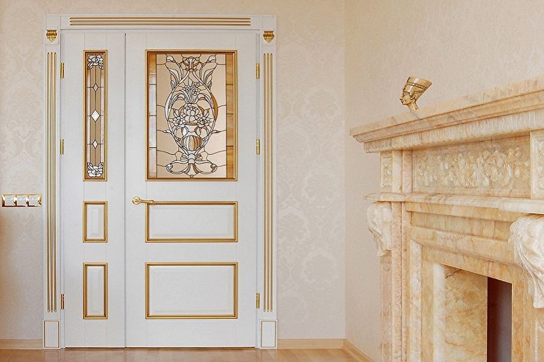 Белые двери в разных стилях интерьера - Модерн
