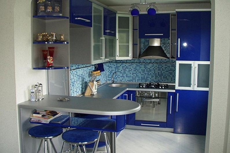 Дизайн интерьера кухни в хрущевке - фото
