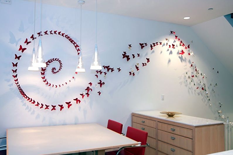 Бабочки на стену - Настенные композиции из бабочек
