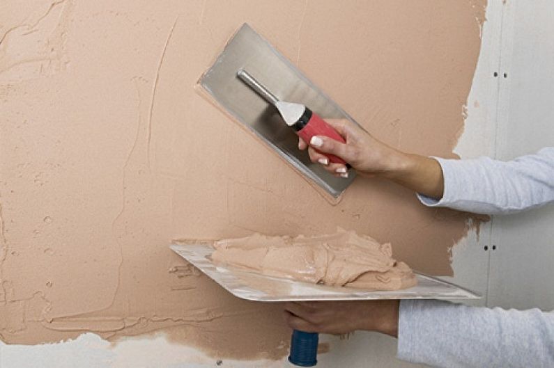 Фактурные краски для стен - Как работать с фактурной краской