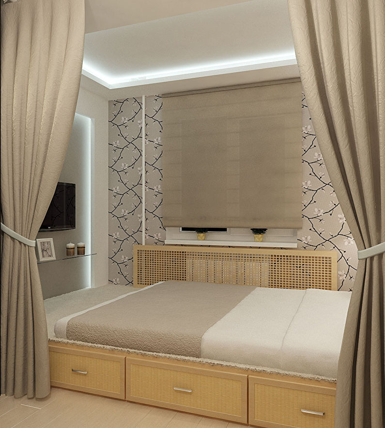 Спальня 10 кв. м. – дизайн фото в разных стилях, планировки реальных интерьеров