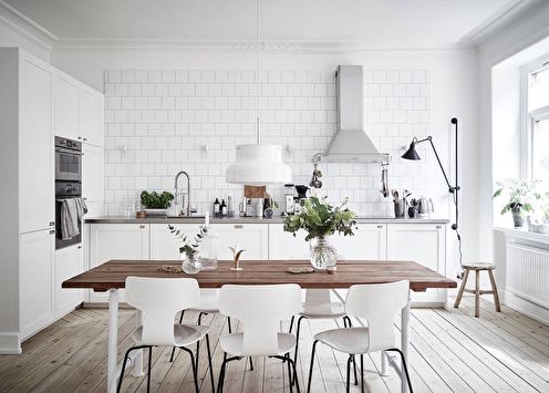 Дизайн кухни в скандинавском стиле (80 фото)