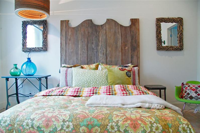 Спальня в стиле кантри - Сочетание цветов в интерьере спальни
