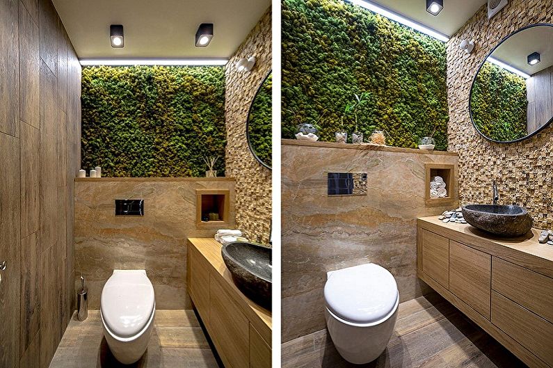 Отделка стен в туалете - Дизайн интерьера туалета