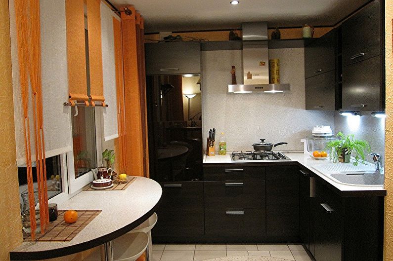 Дизайн интерьера кухни 3 на 3 метра - фото