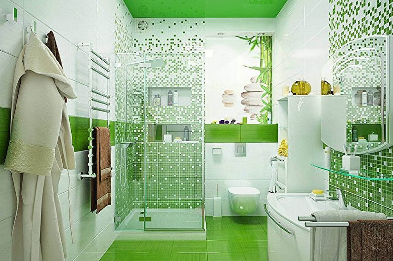 Дизайн ванной комнаты 5 кв.м. - Цветовые решения