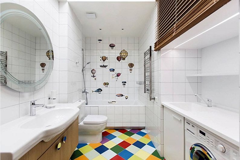 Дизайн ванной комнаты 6 кв.м. - Цветовые решения