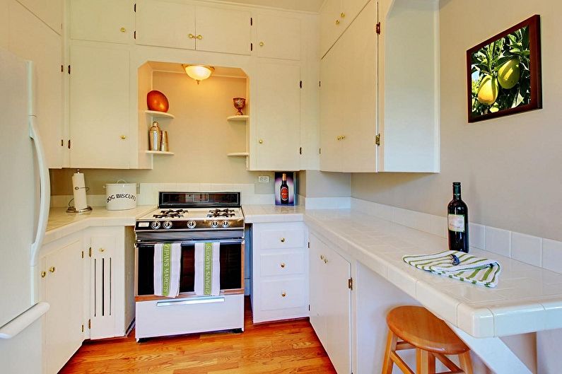 Белая кухня в стиле прованс - Дизайн интерьера