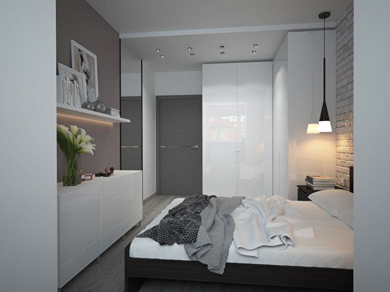 Дизайн минималистичной спальни - фото 3