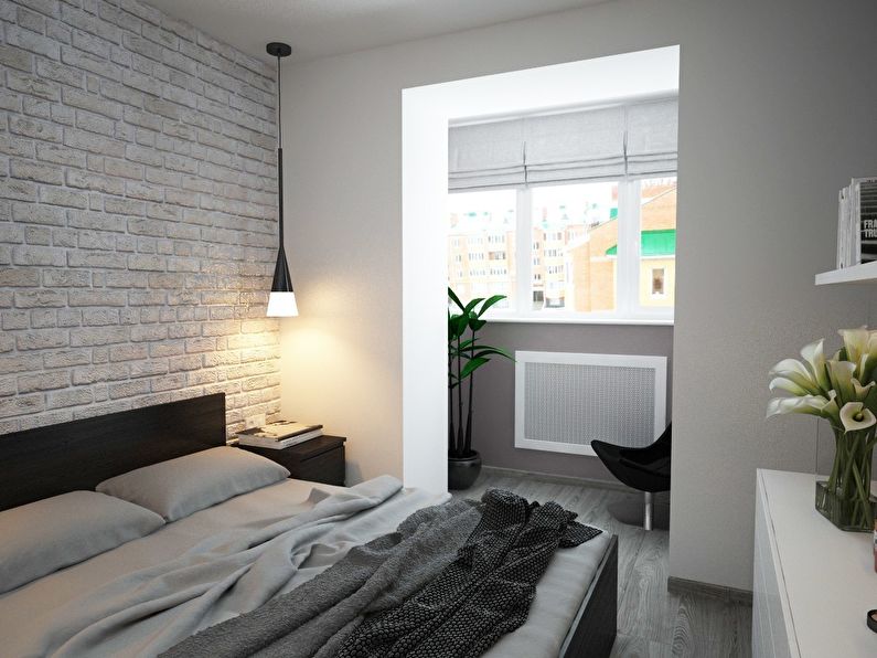 Дизайн минималистичной спальни - фото 4