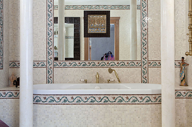 Интерьер ванной комнаты, квартира на Маршала Тимошенко - фото 6