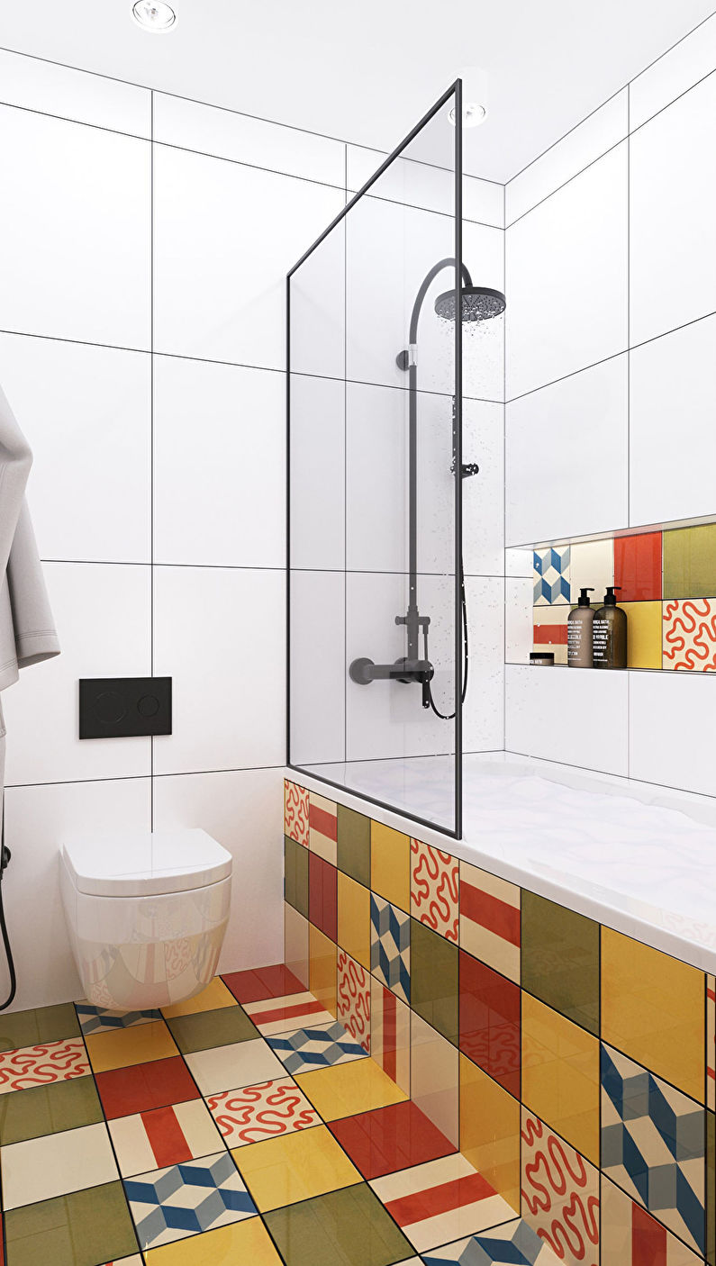 Дизайн ванной комнаты, Киевская Скандинавия - фото 2