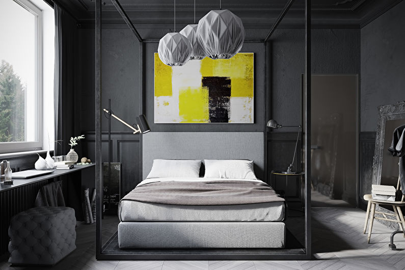Дизайн спальни, Modern industrial apartment - фото 1