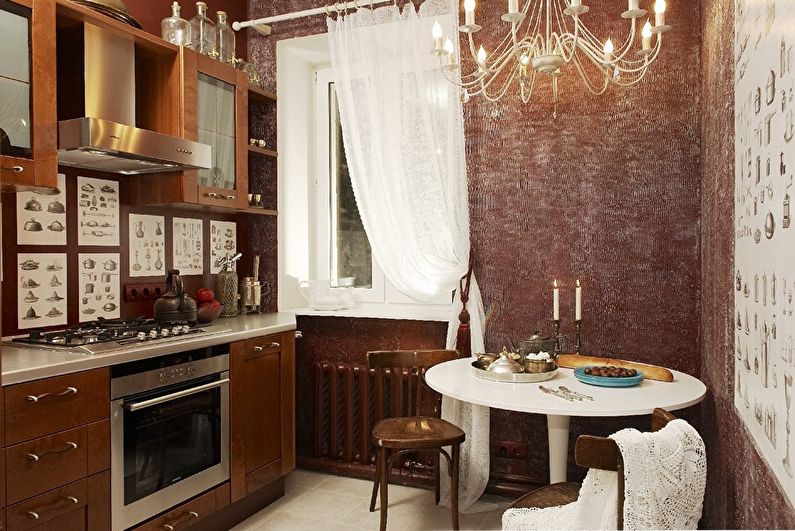 Дизайн кухни, квартира в старом московском доме - фото 1