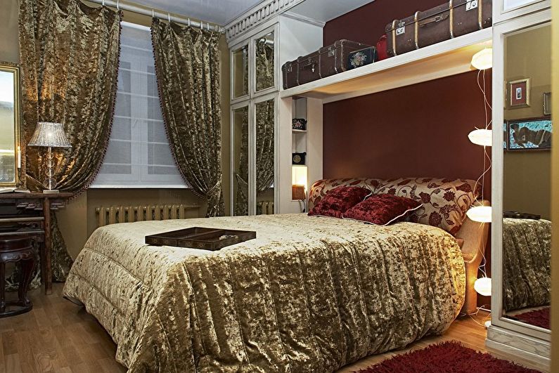 Дизайн спальни, квартира в старом московском доме - фото 1