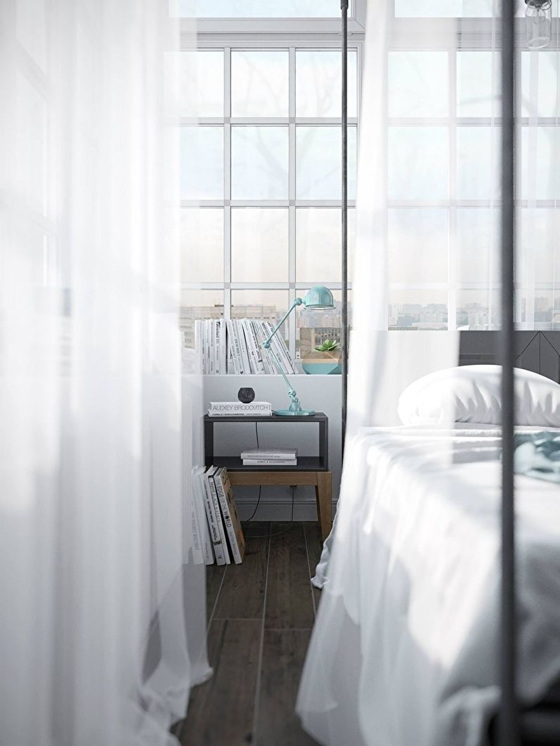 Дизайн спальни, Scandinavian apartment - фото 4