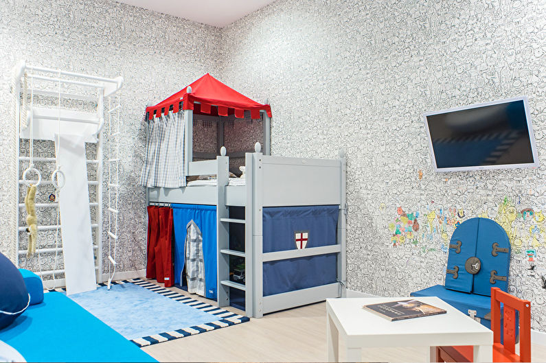 Детская комната, Квартира в ЖК «Ark Palace» - фото 3