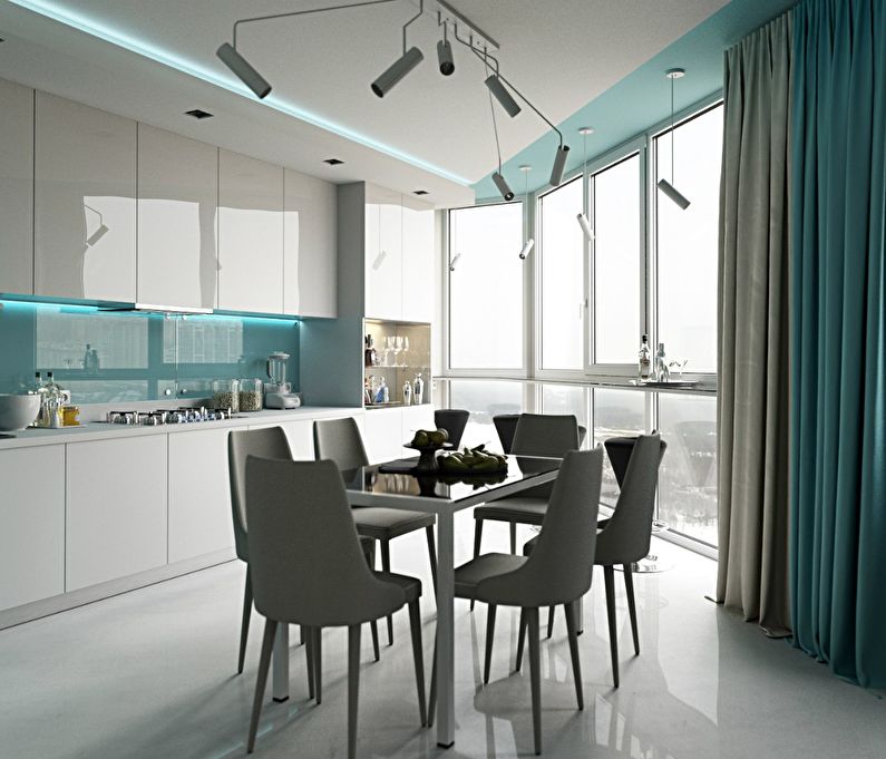 Дизайн-проект квартиры в СПб, 105 м2 - Кухня, фото 5