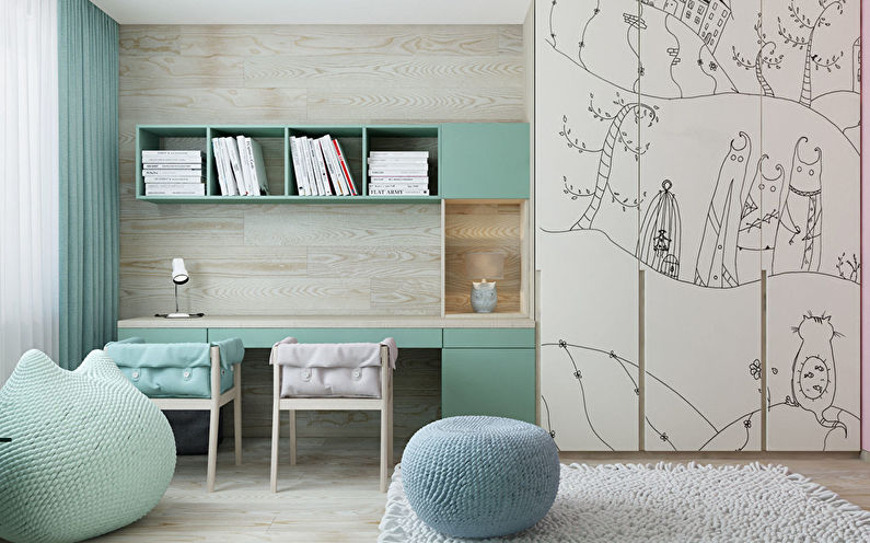 Modern Home — Дизайн детской комнаты от студии Zikzak
