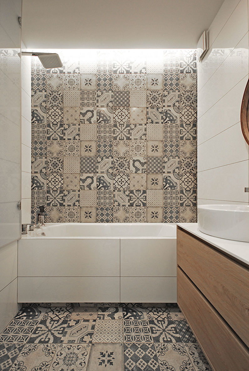 Brick & White — ванная комната