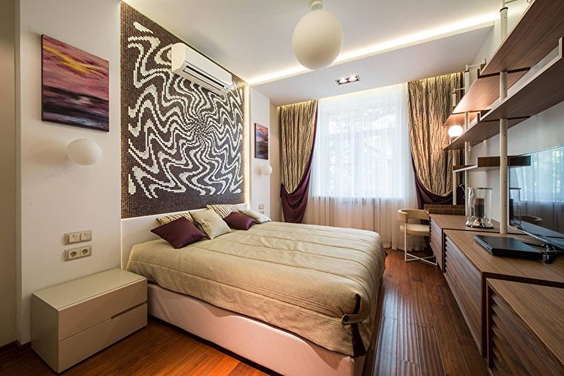 Интерьер спальни в квартире на Космодамианской набережной