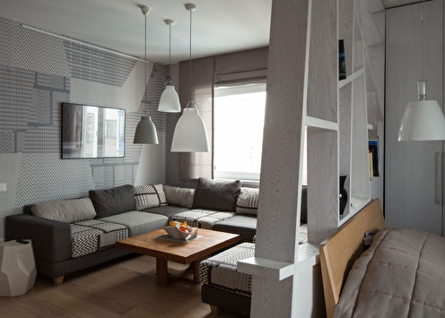Интерьер квартиры в спальном районе от студии Haubaus